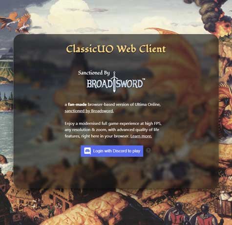 Resmi UO, Oyuncuları İkiye Böldü: Web Client Yeterli mi?